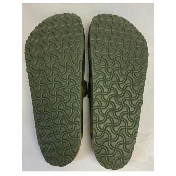Birkenstock Sz W-11 M-9 42 Eur Boston Desert Soil Camo Green Clog Slide - Picture 11 of 11